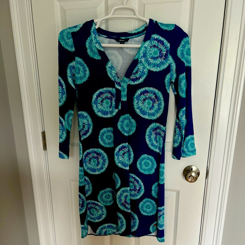Casual dress with tie dye pattern. Never worn!